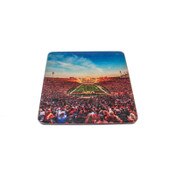 USC Football Endzone View Wooden Coaster